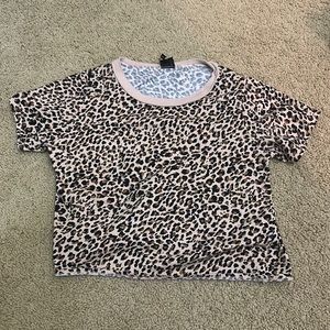 Cropped shirt from Target, Cheetah print. Kids LG 10/12